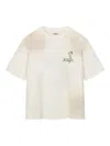 Rough Logo-print T-shirt In White