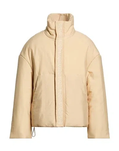 Rough . Man Jacket Sand Size Xl Polyester In Yellow