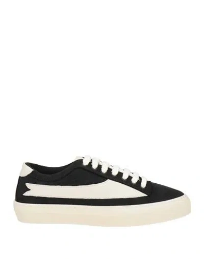 Rough . Man Sneakers Black Size 9 Leather