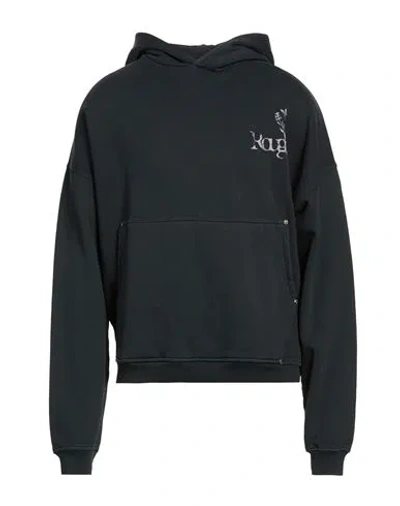 Rough . Man Sweatshirt Charcoal Size L Cotton In Gray