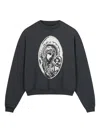 Rough Maria Pearl Sweatshirt In Black