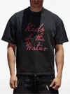 Rough Plous T-shirt In Black