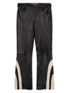 Rough Racer Trousers In Black