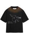 Rough Rusty Bird T-shirt In 黑色