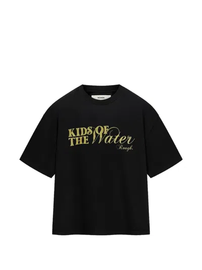 Rough Water T-shirt In Black