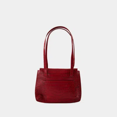 Rouje Apero Bag -  - Leather - Red Croco In Printed
