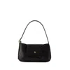 Rouje Baguette Shoulder Bag -  - Leather - Black Croco In Black