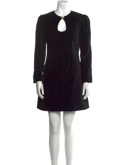 Pre-owned Rouje Crew Neck Mini Dress W/ Tags In Black