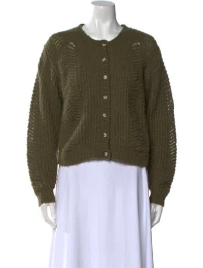 Pre-owned Rouje Crew Neck Sweater In Green