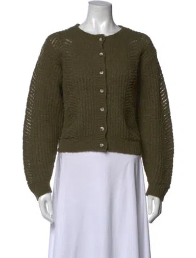 Pre-owned Rouje Crew Neck Sweater In Green