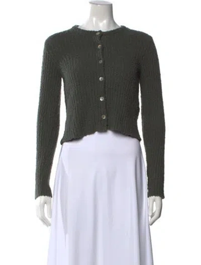 Pre-owned Rouje Crew Neck Sweater In Green
