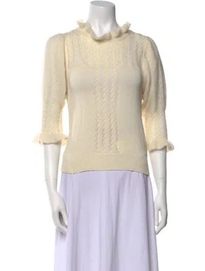 Pre-owned Rouje Crew Neck Sweater In Neutral