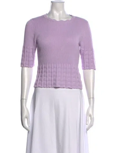 Pre-owned Rouje Crew Neck Sweater In Purple