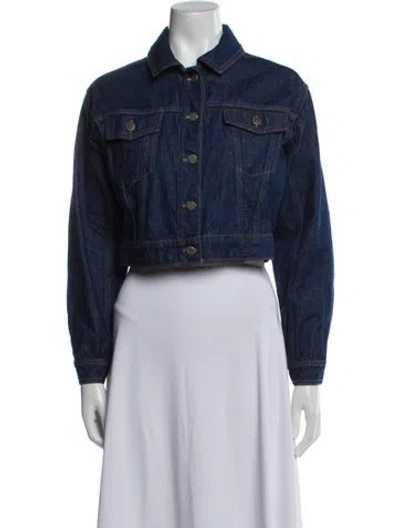 Pre-owned Rouje Denim Jacket In Blue