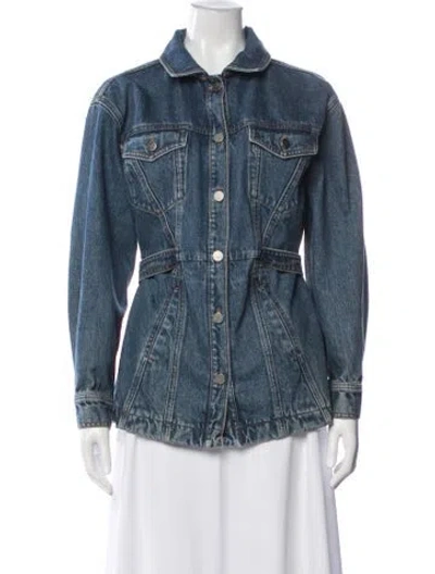 Pre-owned Rouje Denim Jacket In Blue