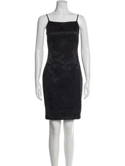 Pre-owned Rouje Floral Print Mini Dress W/ Tags In Black