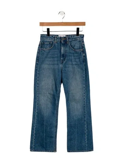 Pre-owned Rouje High-rise Flared Jeans In Blue