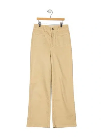 Pre-owned Rouje High-rise Wide Leg Jeans In Neutral