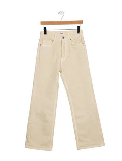 Pre-owned Rouje High-rise Wide Leg Jeans W/ Tags In Neutral