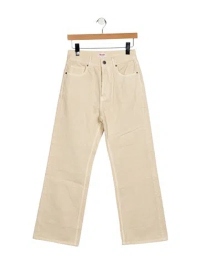 Pre-owned Rouje High-rise Wide Leg Jeans W/ Tags In Neutral
