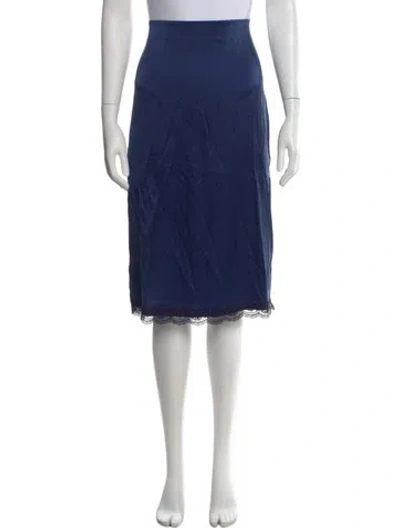 Pre-owned Rouje Knee-length Skirt W/ Tags In Blue