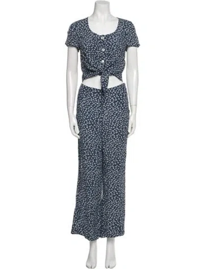 Pre-owned Rouje Lace Pattern Set In Blue