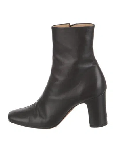 Pre-owned Rouje Leather Boots In Black