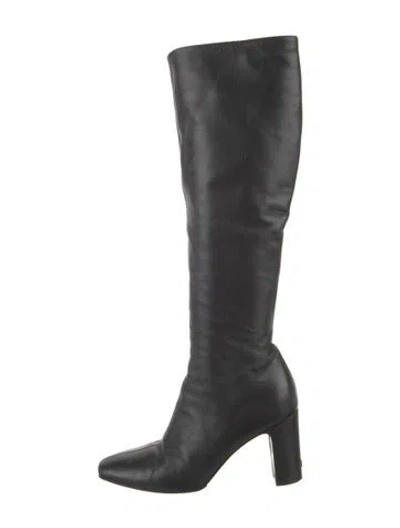 Pre-owned Rouje Leather Boots In Black