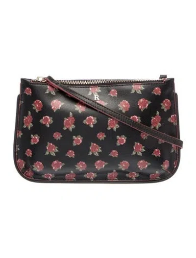 Pre-owned Rouje Leather Crossbody Bag In Black