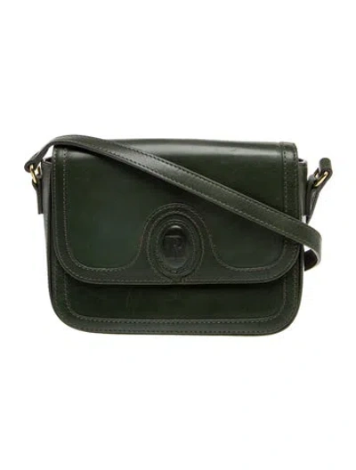 Pre-owned Rouje Leather Crossbody Bag In Green