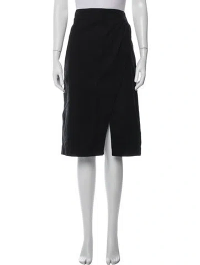 Pre-owned Rouje Midi Length Skirt In Black