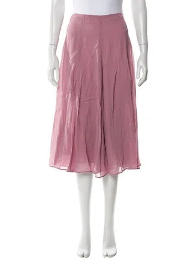 Pre-owned Rouje Midi Length Skirt In Pink