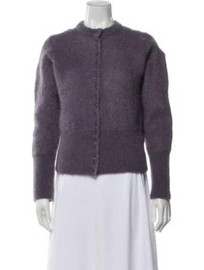 Pre-owned Rouje Mohair Crew Neck Sweater W/ Tags In Purple