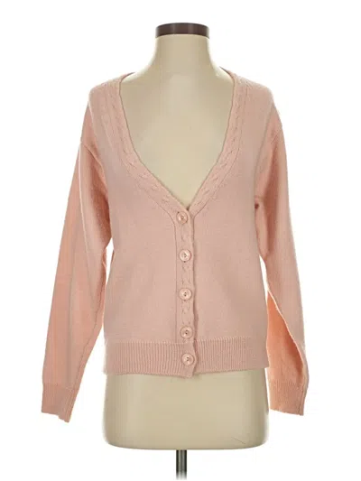 Pre-owned Rouje Paris Wool Cardigan Sweater In Pink