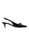 Rouje Pointed High-heeled Sandals In Black