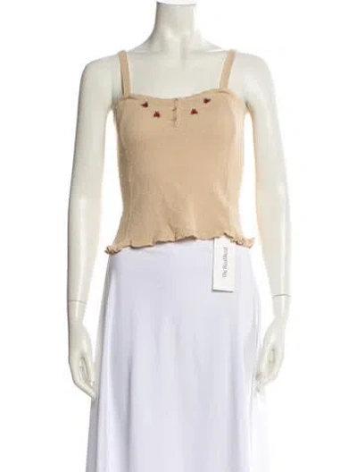 Pre-owned Rouje Scoop Neck Sweater In Neutral