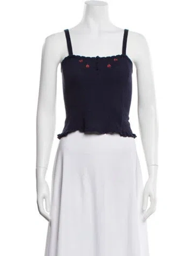 Pre-owned Rouje Square Neckline Sweater In Multi