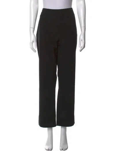 Pre-owned Rouje Straight Leg Pants In Black