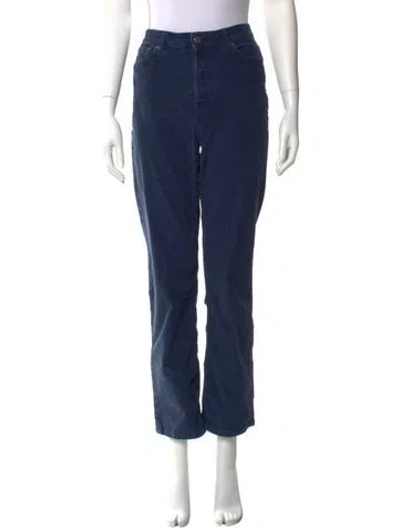 Pre-owned Rouje Straight Leg Pants In Blue