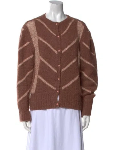 Pre-owned Rouje Striped Crew Neck Sweater