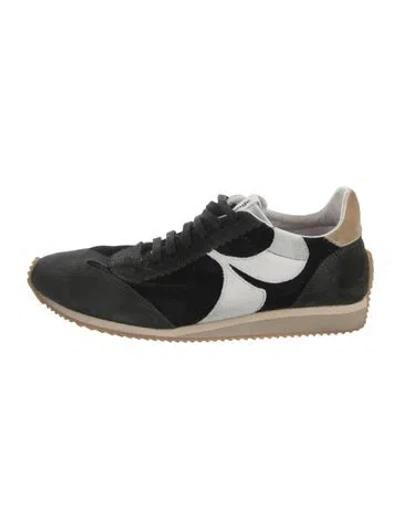Pre-owned Rouje Suede Sneakers In Silver