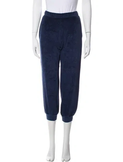 Pre-owned Rouje Terry Cloth Sweatpants In Blue