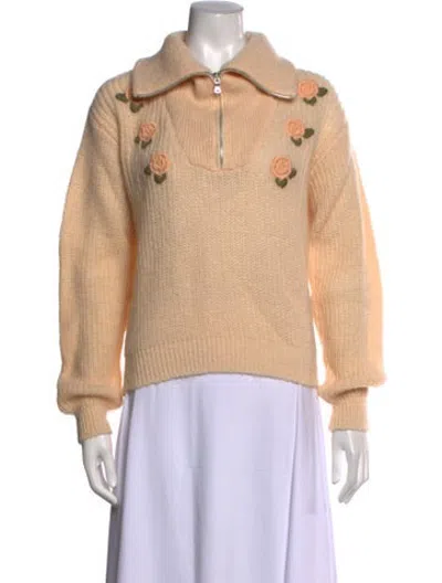 Pre-owned Rouje Turtleneck Sweater In Neutrals