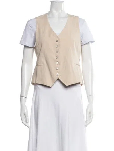 Pre-owned Rouje Vest In Neutral