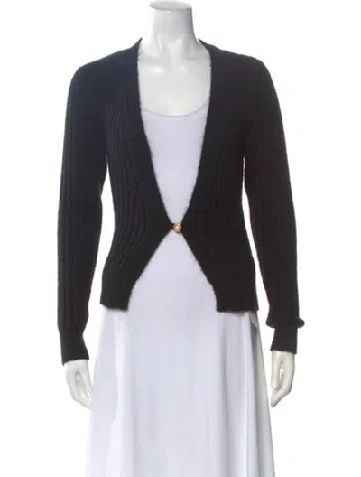 Pre-owned Rouje V-neck Sweater In Black