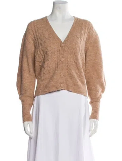 Pre-owned Rouje V-neck Sweater In Neutral