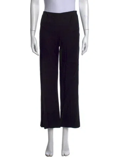 Pre-owned Rouje Wide Leg Pants In Black