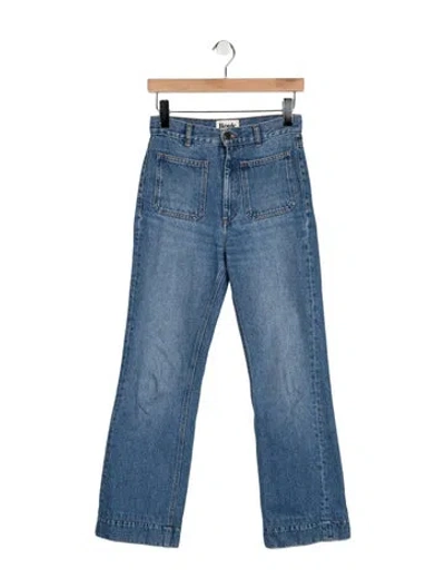 Pre-owned Rouje Wide Leg Pants In Blue