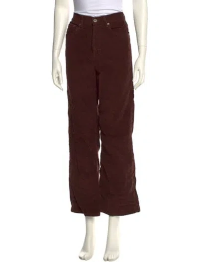 Pre-owned Rouje Wide Leg Pants In Brown