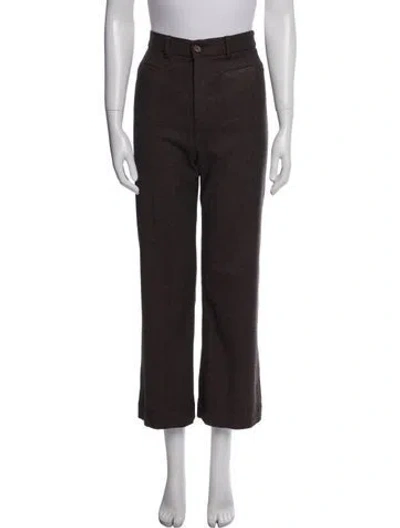 Pre-owned Rouje Wide Leg Pants In Brown
